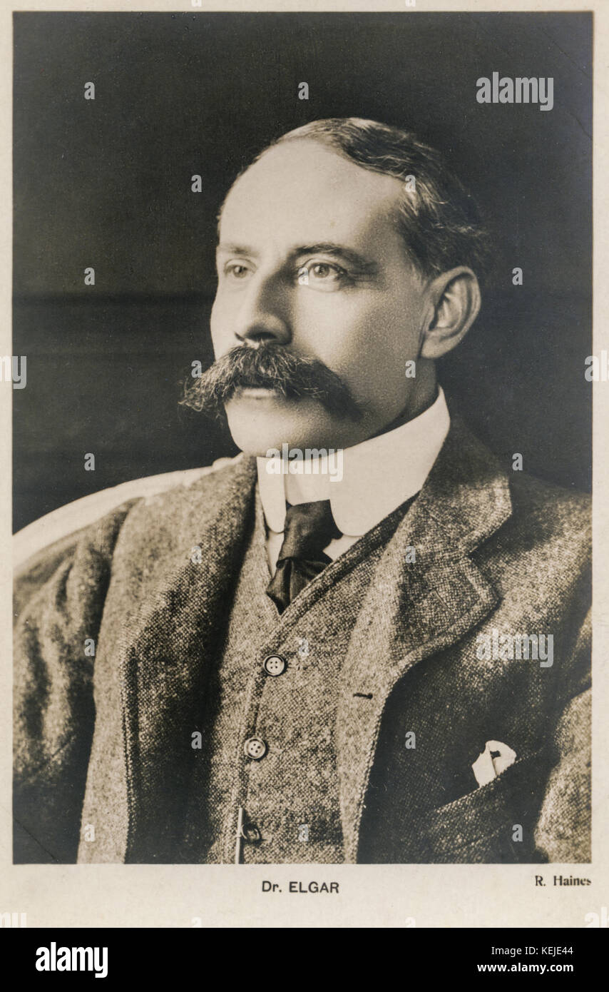 English composer sir edward elgar 1857 1934 copper bromide stock