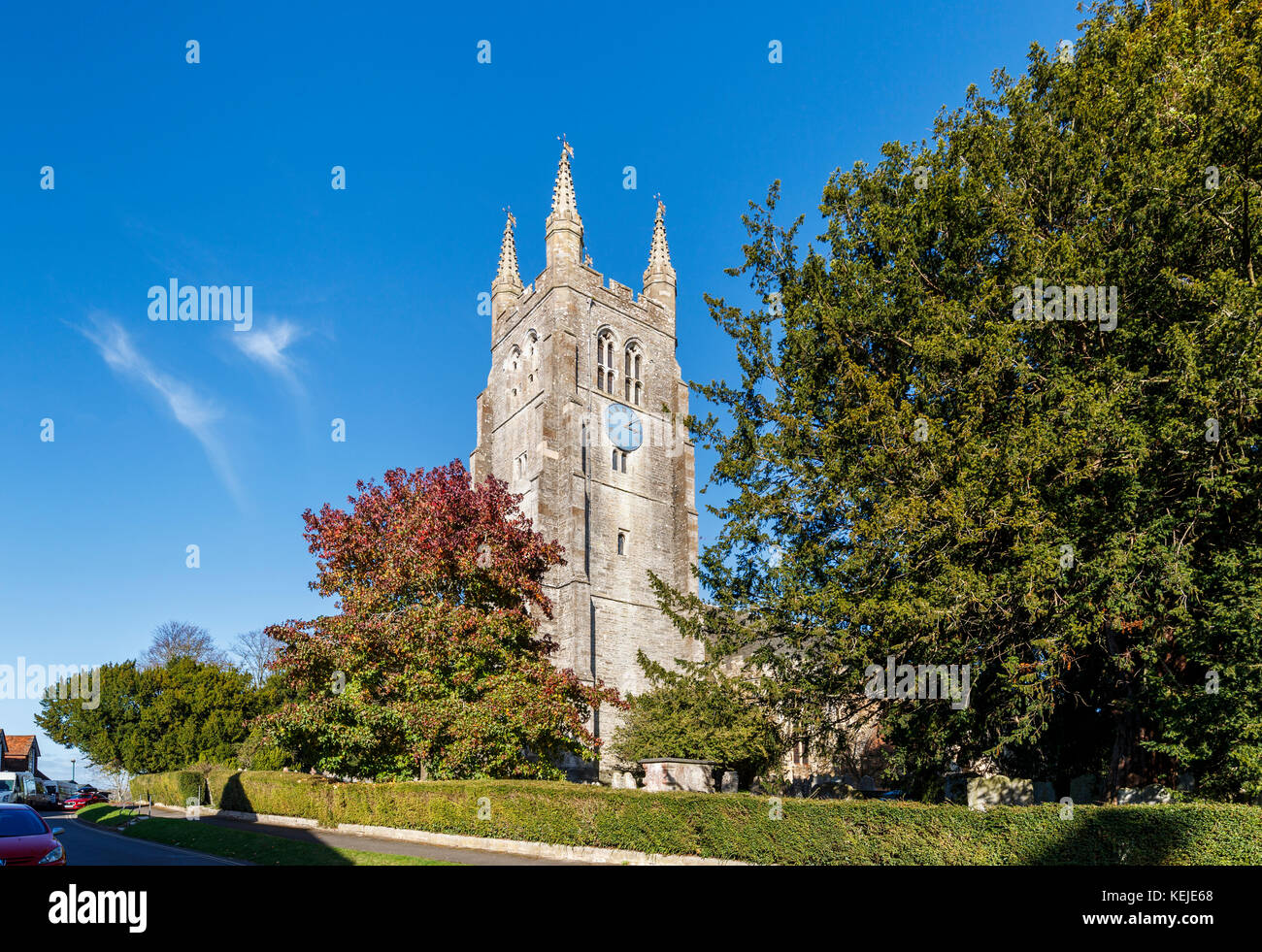 St Mildred's Parish Church, a medieval church with an imposing tower in