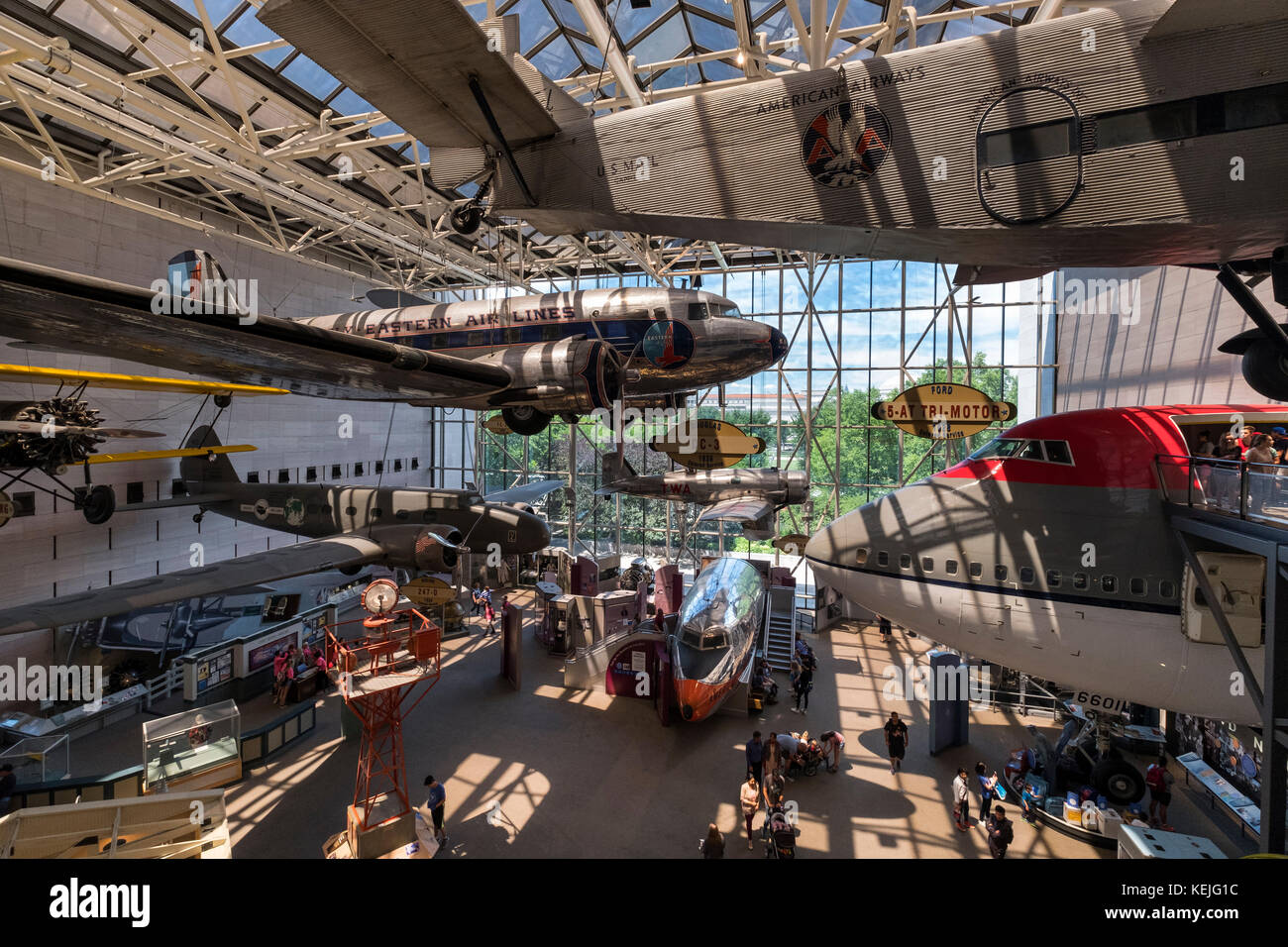 The Smithsonian’s National Air and Space Museum, The Mall, Washington DC, USA Stock Photo