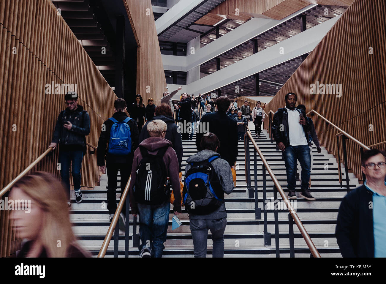 Interior of City of Glasgow College City Campus, Glasgow Stock Photo ...