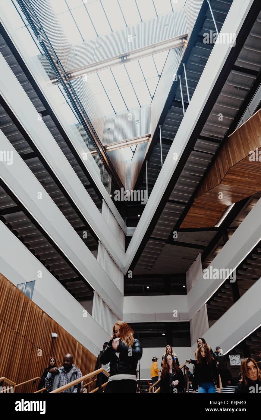 Interior of City of Glasgow College City Campus, Glasgow Stock Photo ...