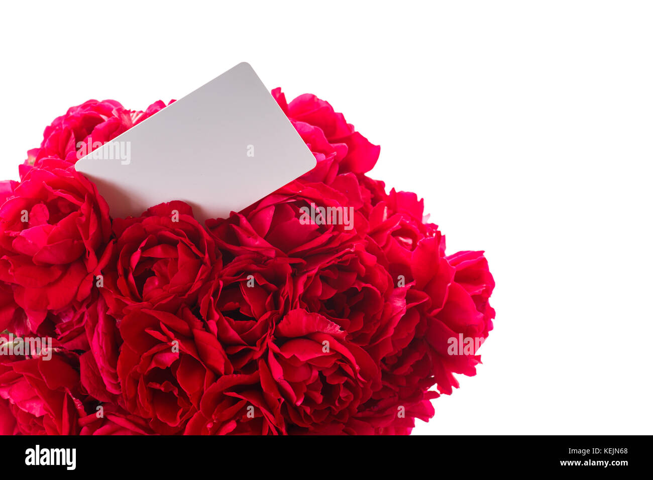 Bouquet of red roses in a wicker vase Stock Photo - Alamy