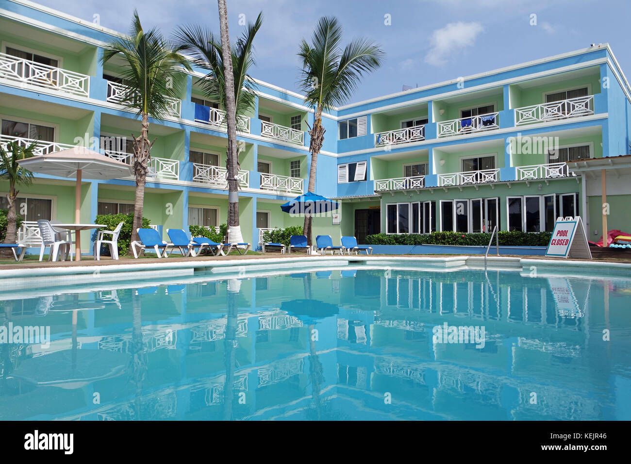 Dover Beach hotel Barbados Stock Photo