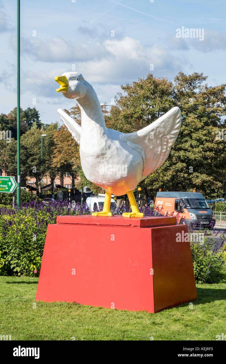 Goosey the Goose, Goose Fair, Nottingham, England, UK Stock Photo