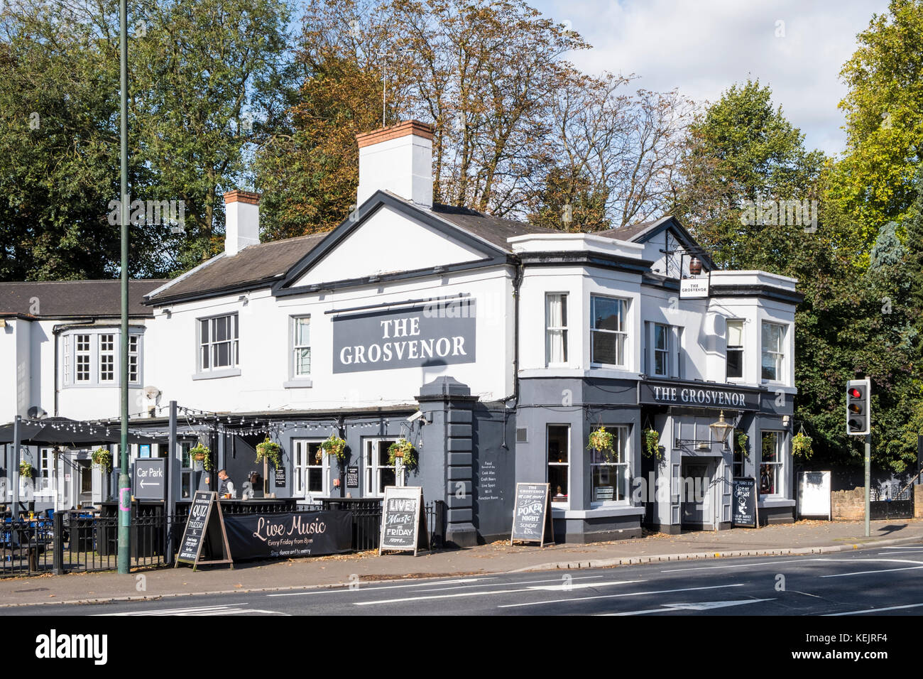The Grosvenor pub, Nottingham, England, UK Stock Photo