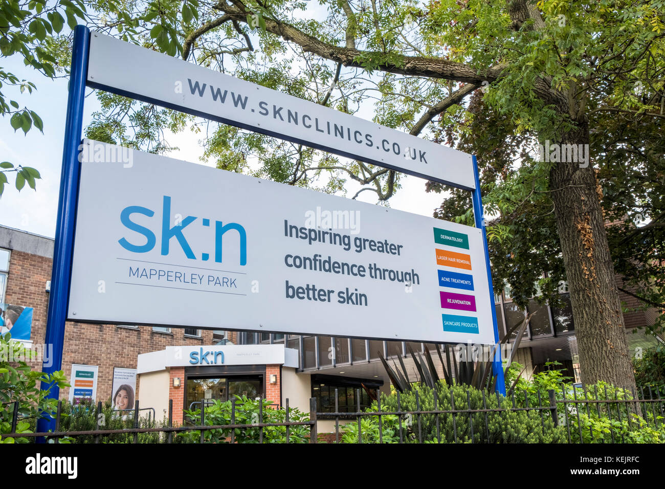 Sk:n, Sknclinics. Skin clinic, Nottingham, England, UK Stock Photo