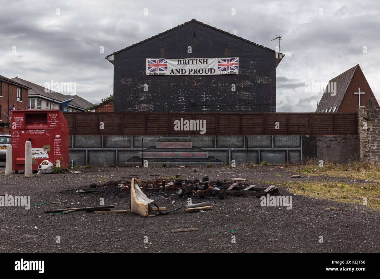 Sandy Row - Belfast Stock Photo