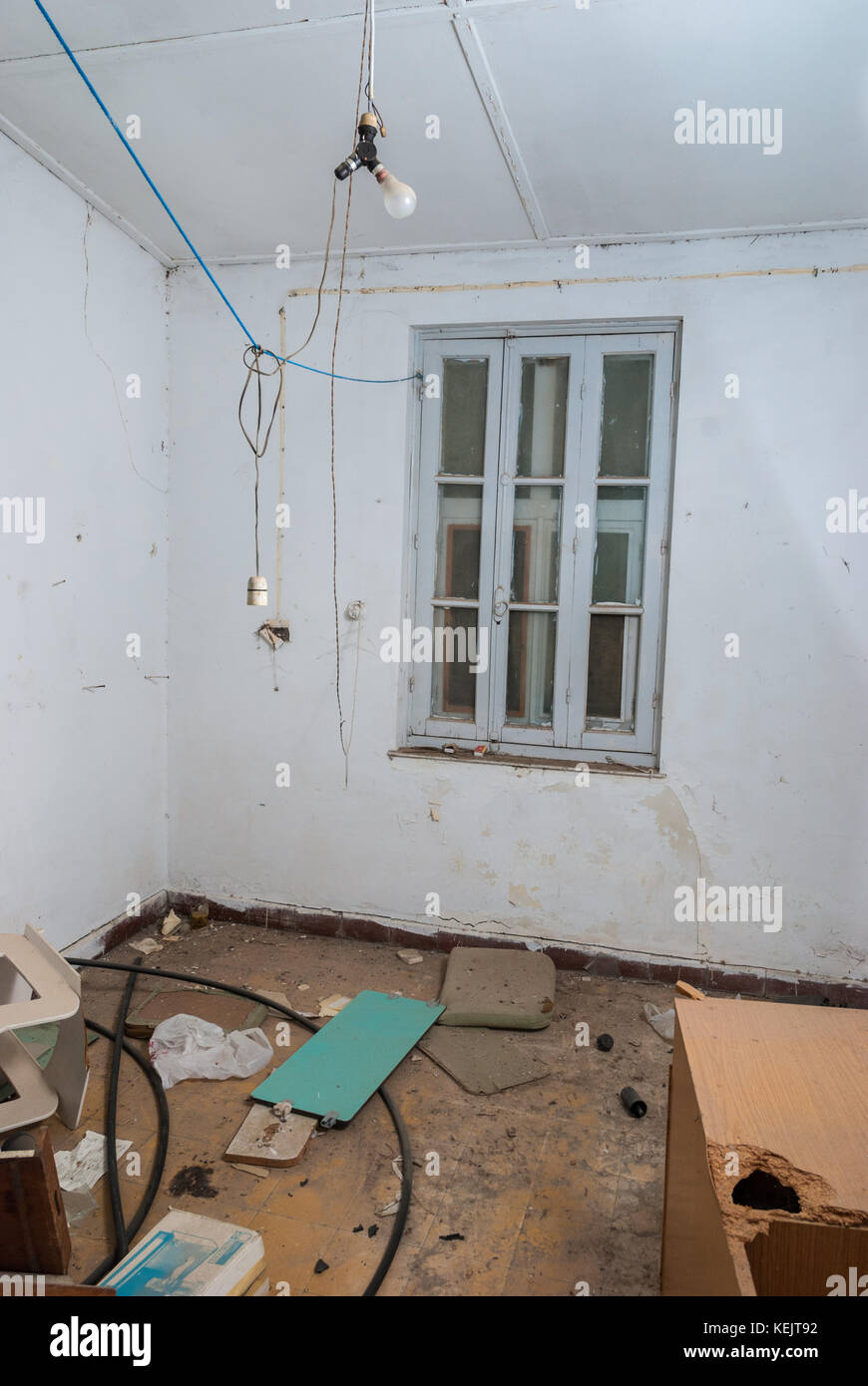 Abandoned sanatorium hospital room Stock Photo Alamy