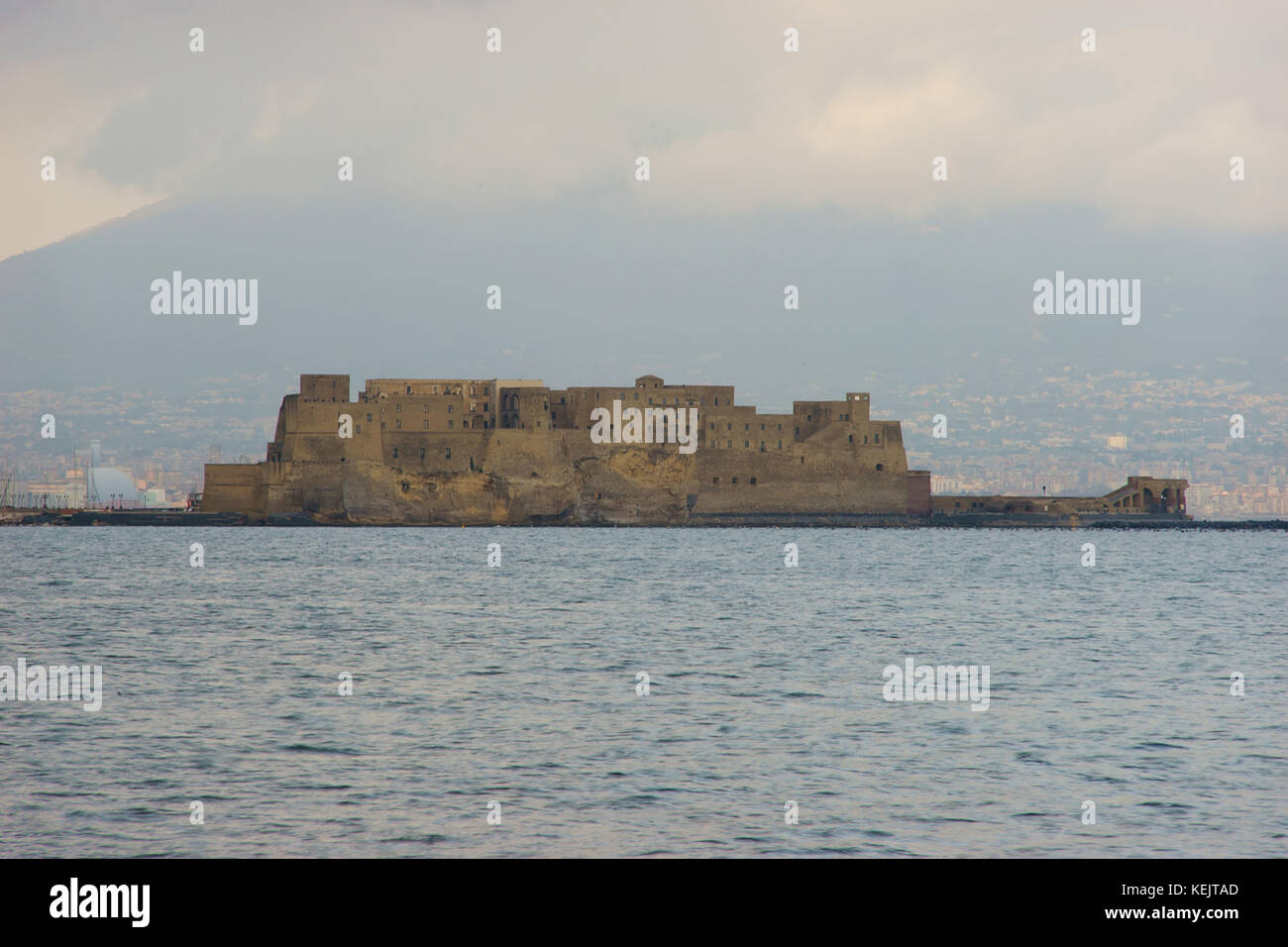 castel dell'ovo in naples, Italy Stock Photo