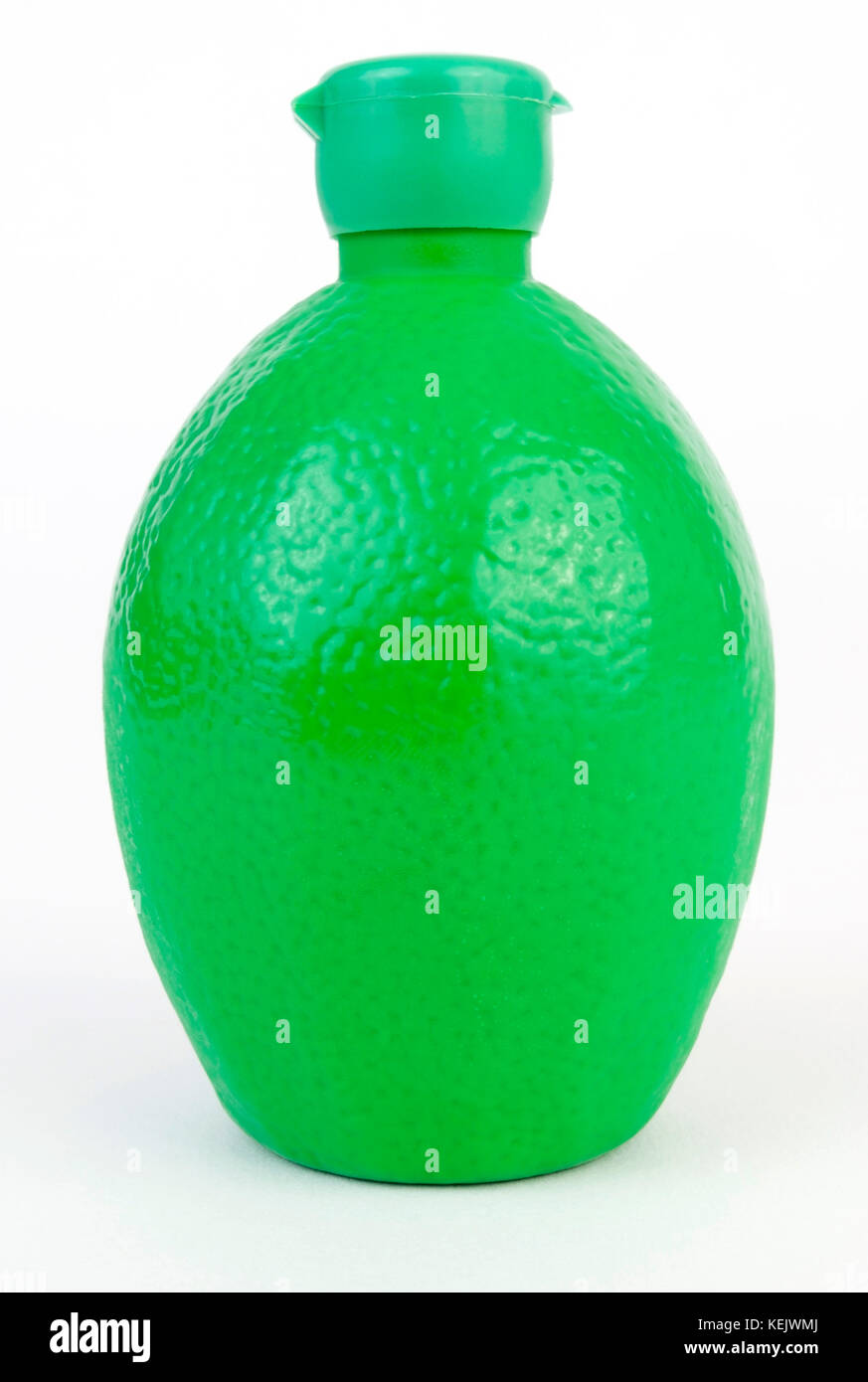 Plastic lime juice container with cap closed Stock Photo Alamy