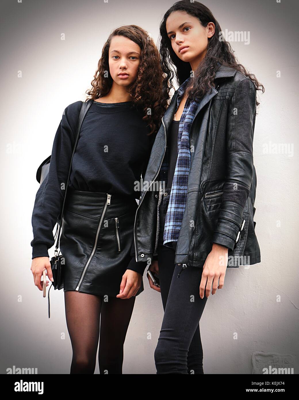 Paris, France. 26th Sep, 2017. Random women on the street during the ...