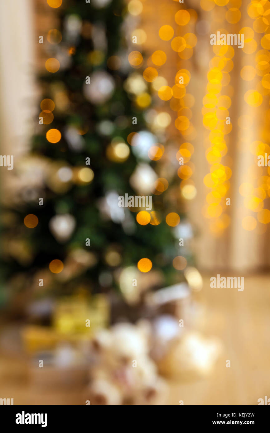 Defocused bokeh flashing lights hi-res stock photography and images - Alamy