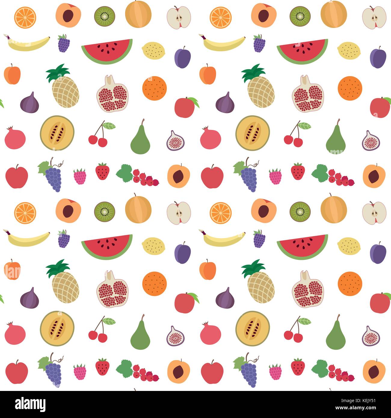 Watermelon fruit vector seamless hi-res stock photography and images ...