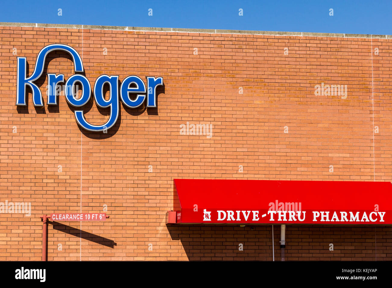 Indianapolis Circa October 2017 Kroger Supermarket. The Kroger Co