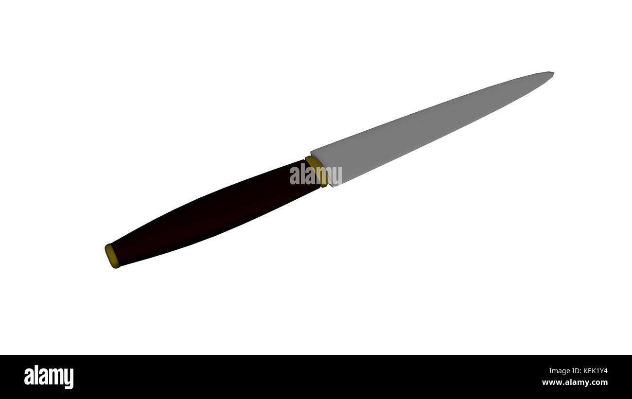 Knife dagger weapon 3d illustration hi-res stock photography and images -  Alamy