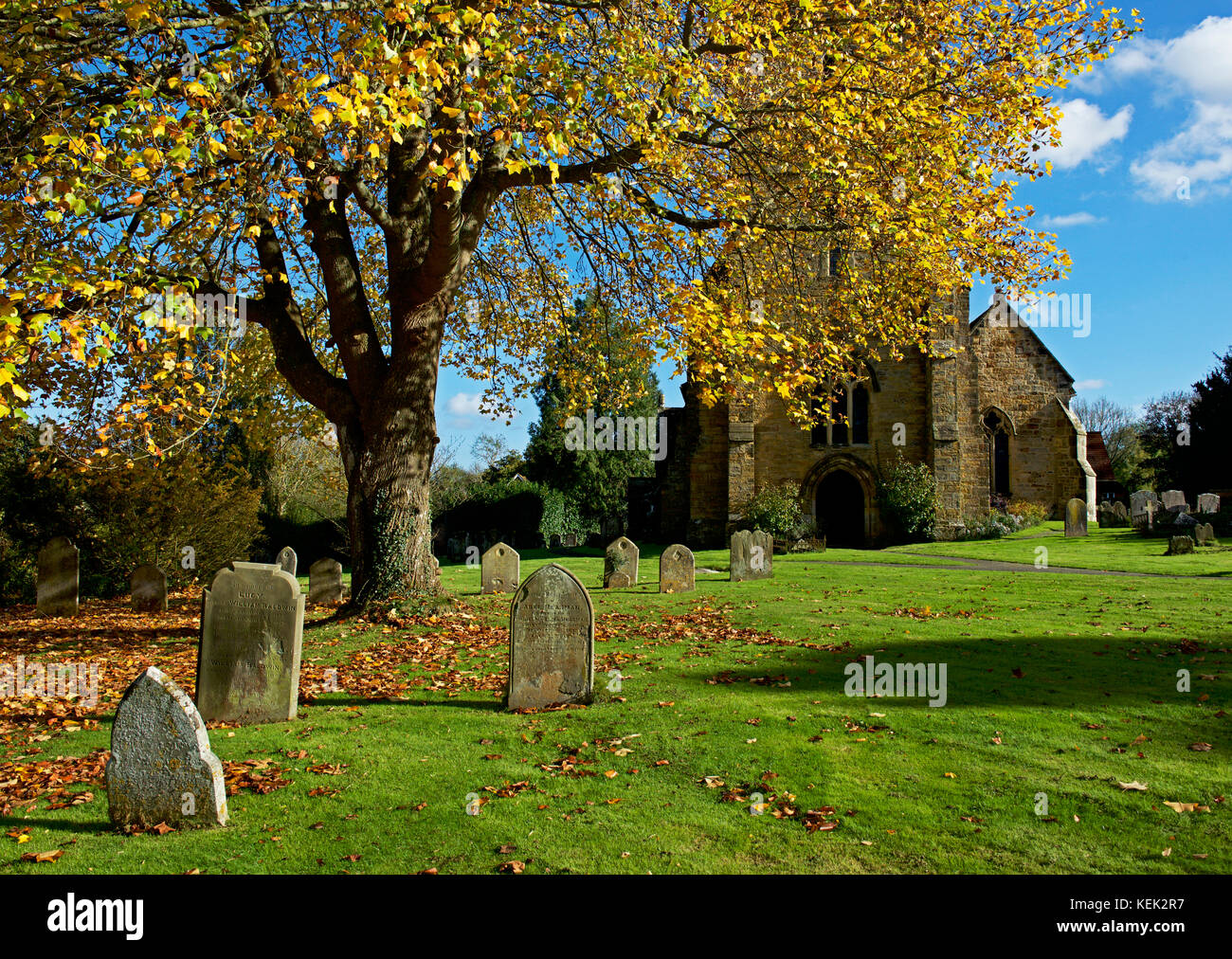 The Church of St Andrew and St Mary the Virgin, Fletching, East Sussex, England UK Stock Photo
