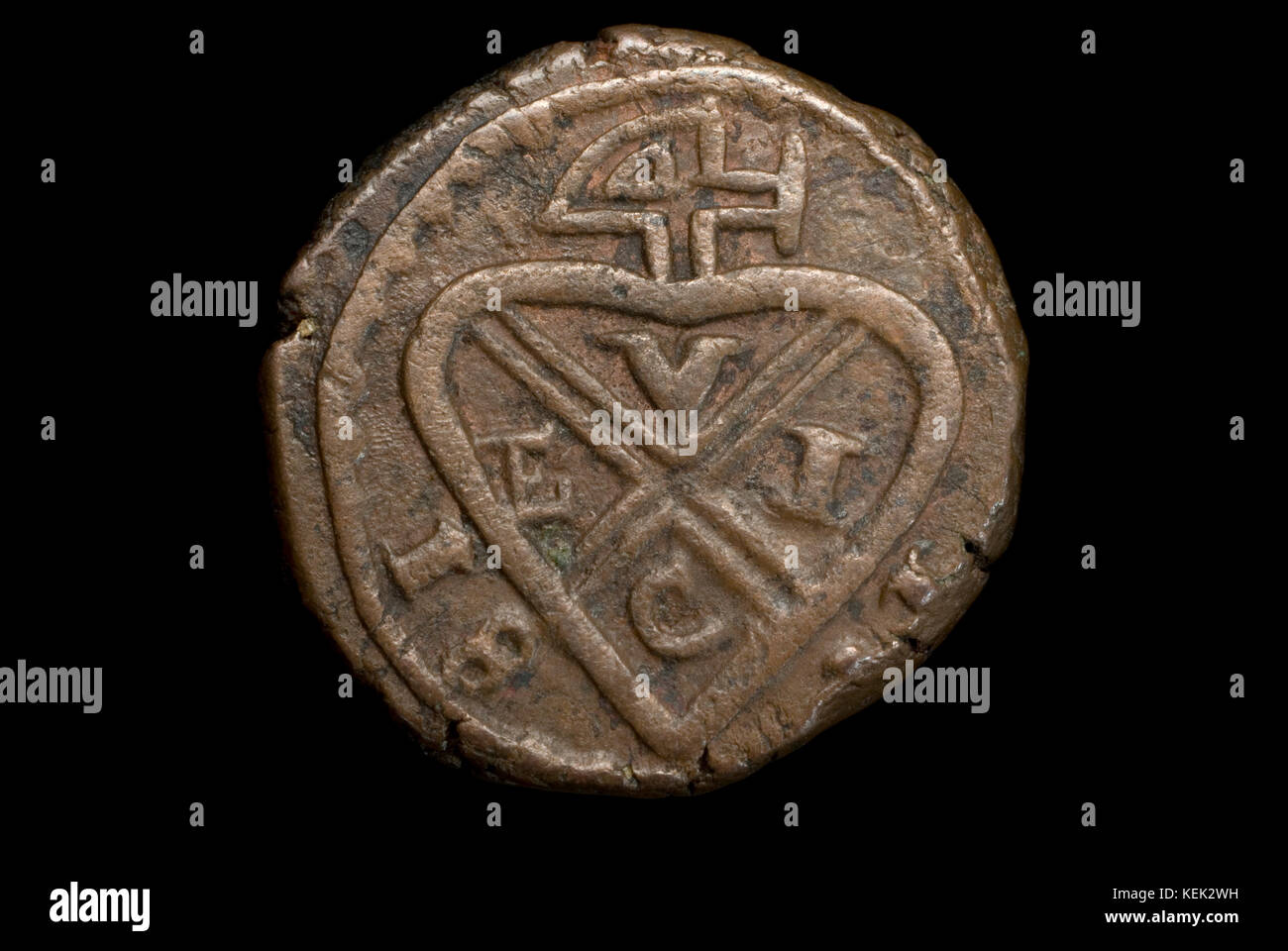 British East India Company Coin Stock Photo