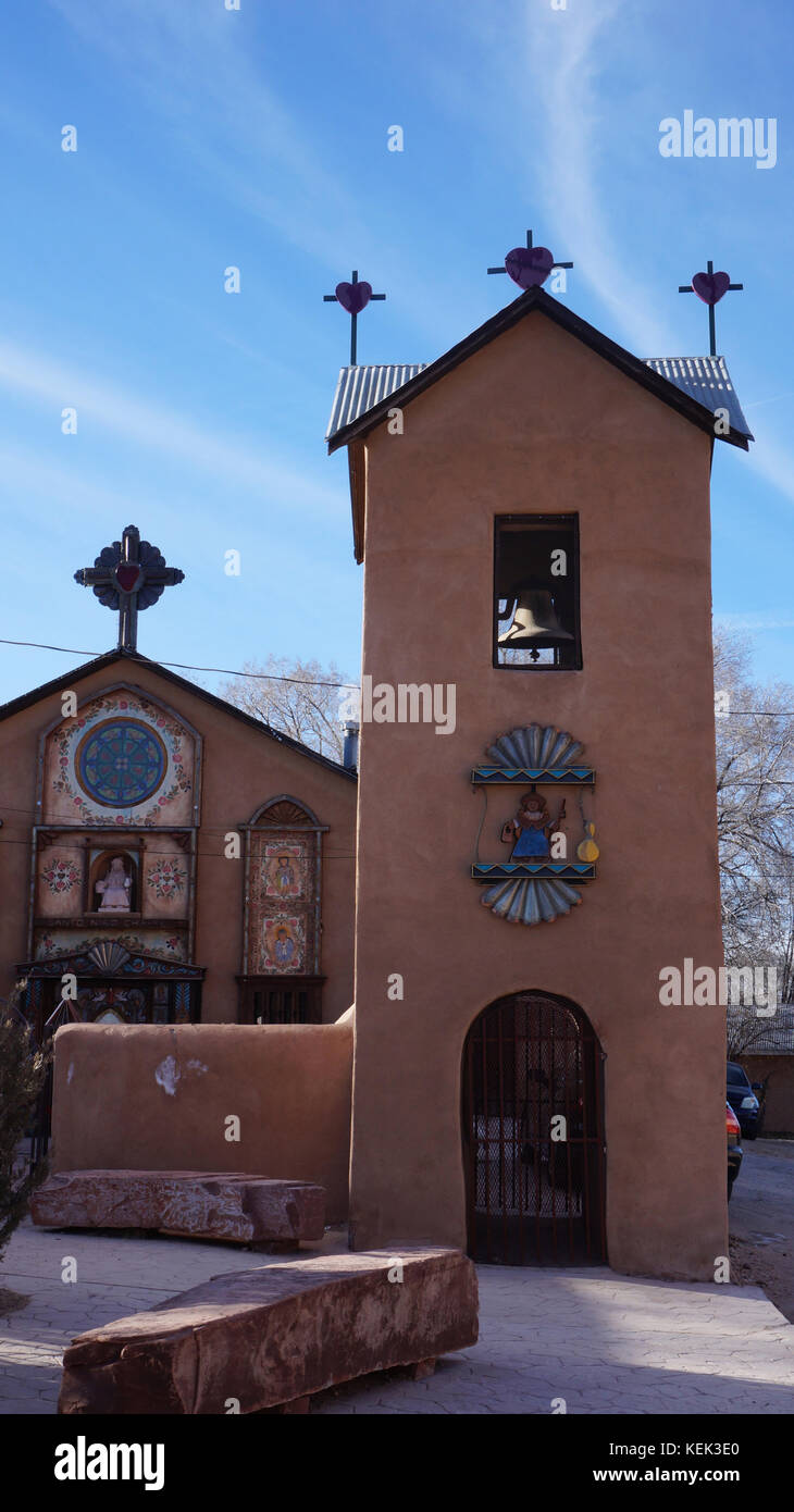 The chapel of Santo Nino de Atocha was built in 1856 by the Medina family Stock Photo