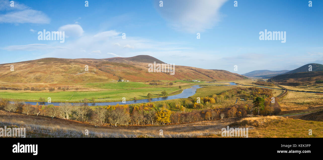 River Helmsdale and Strath of Kildonan, Sutherland Stock Photo Alamy