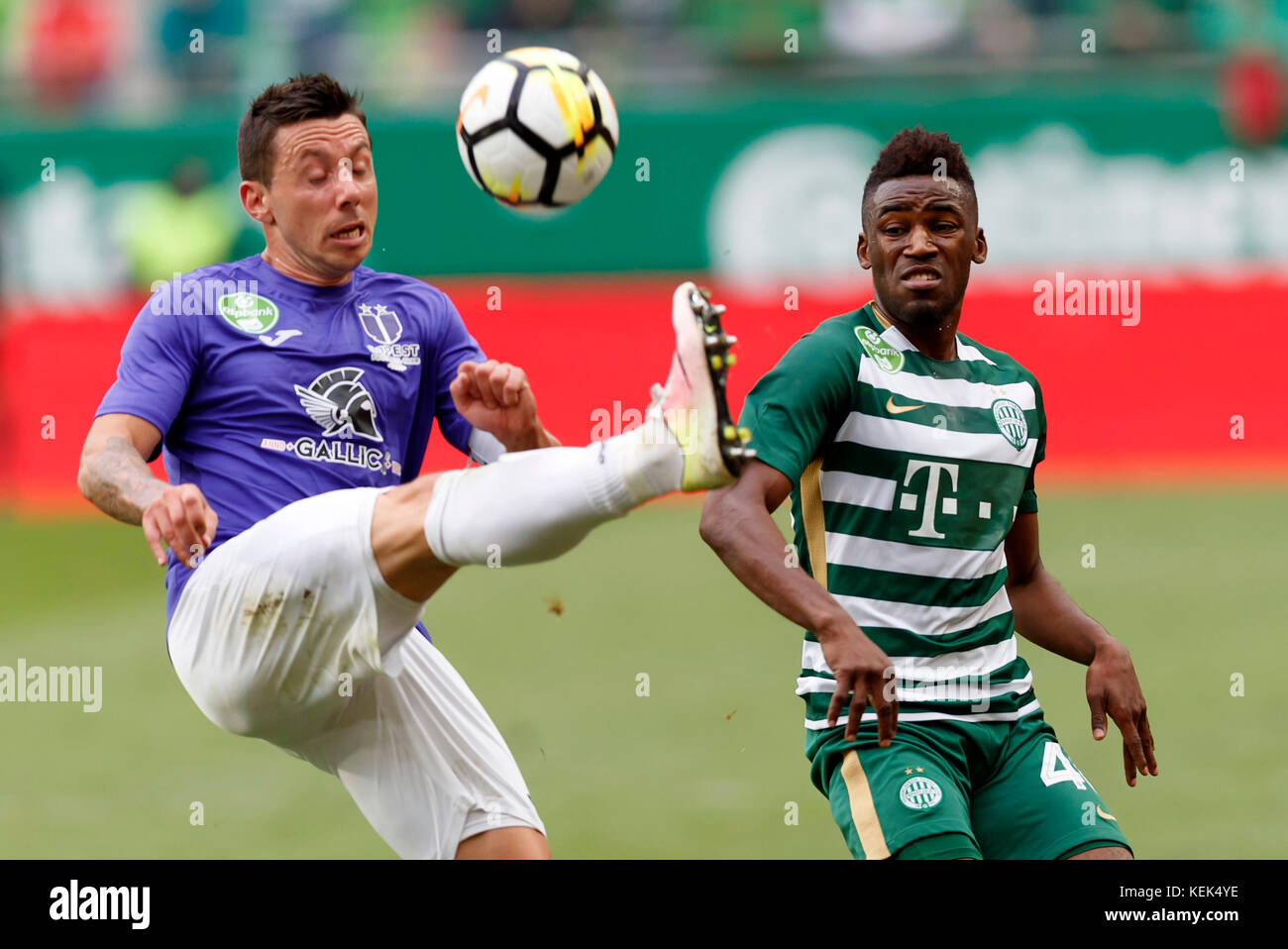 Amer Gojak of Ferencvarosi TC controls the ball during the Hungarian  News Photo - Getty Images