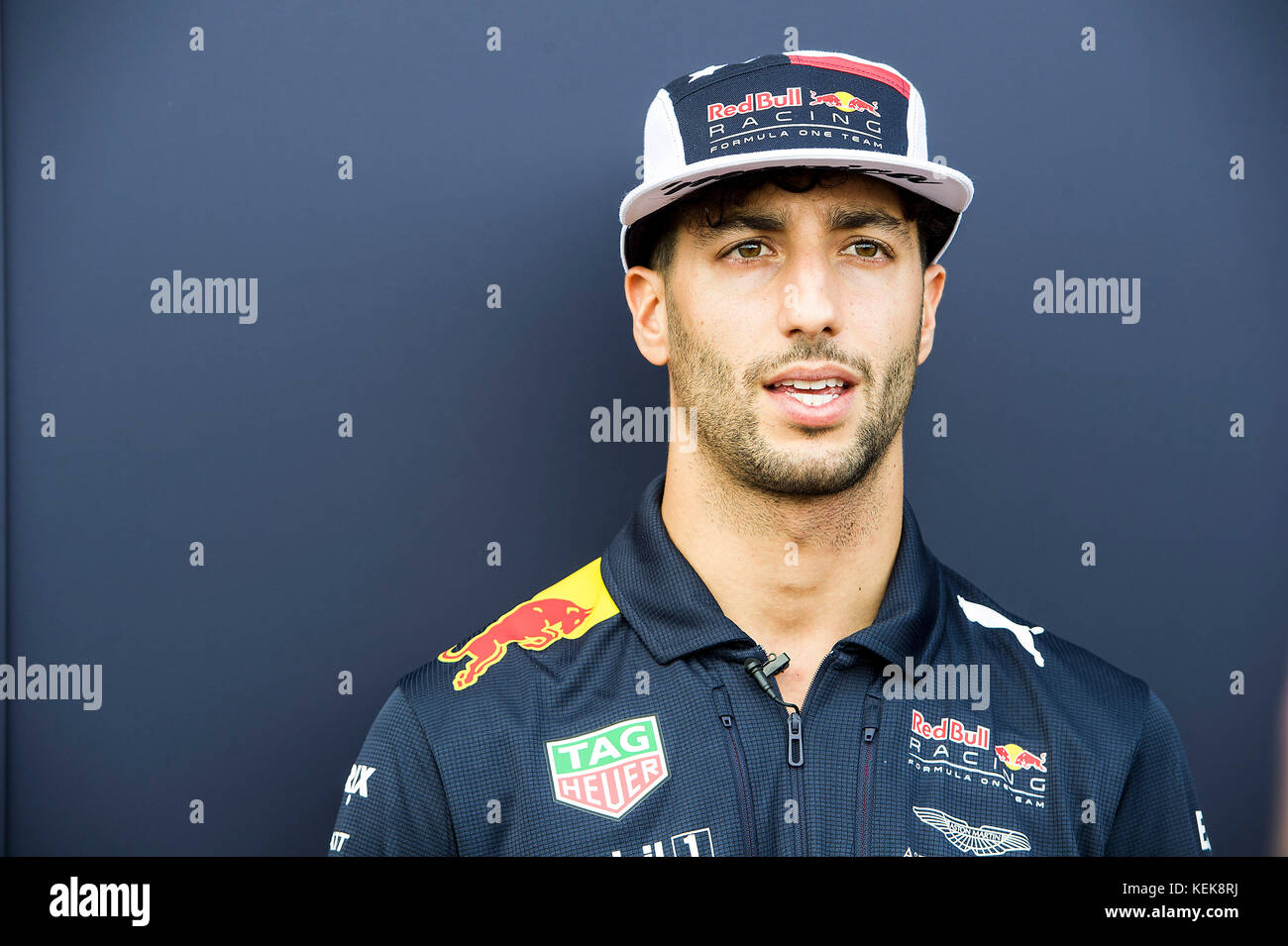 Austin, TX, USA. 21st Oct, 2017. Daniel Ricciardo #03 with Red Bull ...