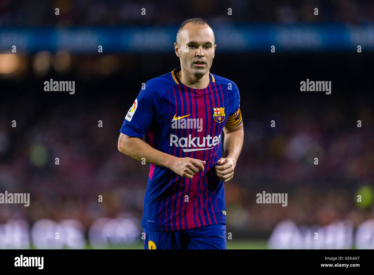 SPAIN - 21th of October: Andres Iniesta during the match between FC ...