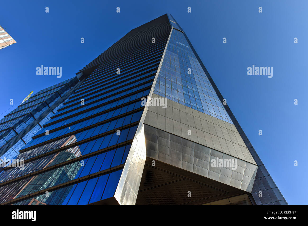 Office tower in the Hudson Yards in Manhattan, New York City Stock ...