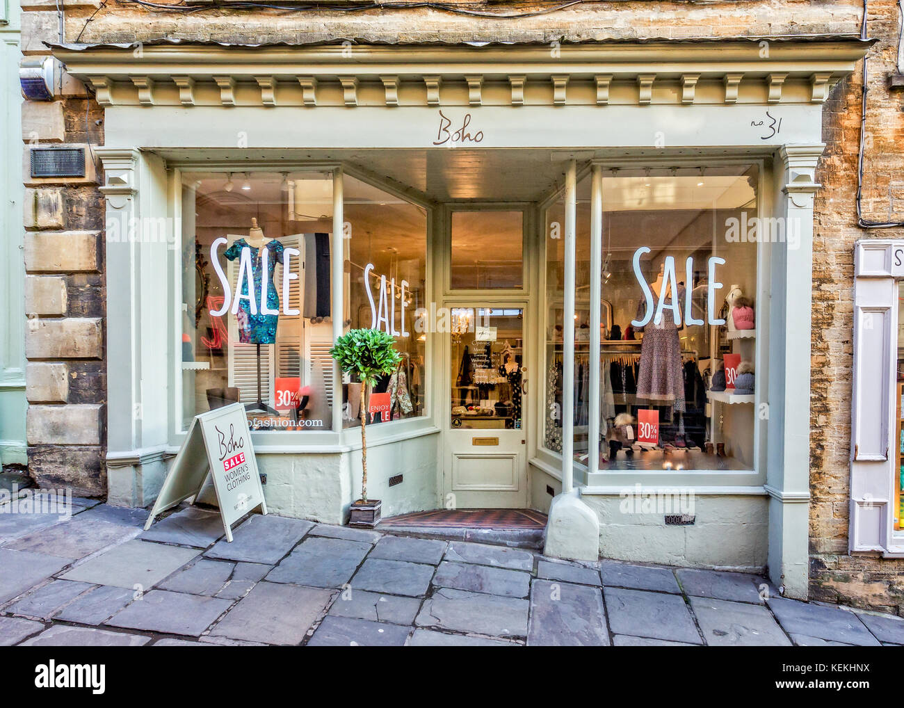 Boho Shop front on Catherine Hill, Frome, Somerset Stock Photo - Alamy