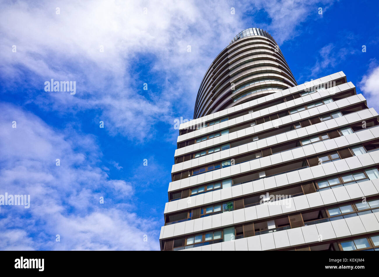 Tall Apartment building at Olympic Park, Sydney, Australia. Commercial