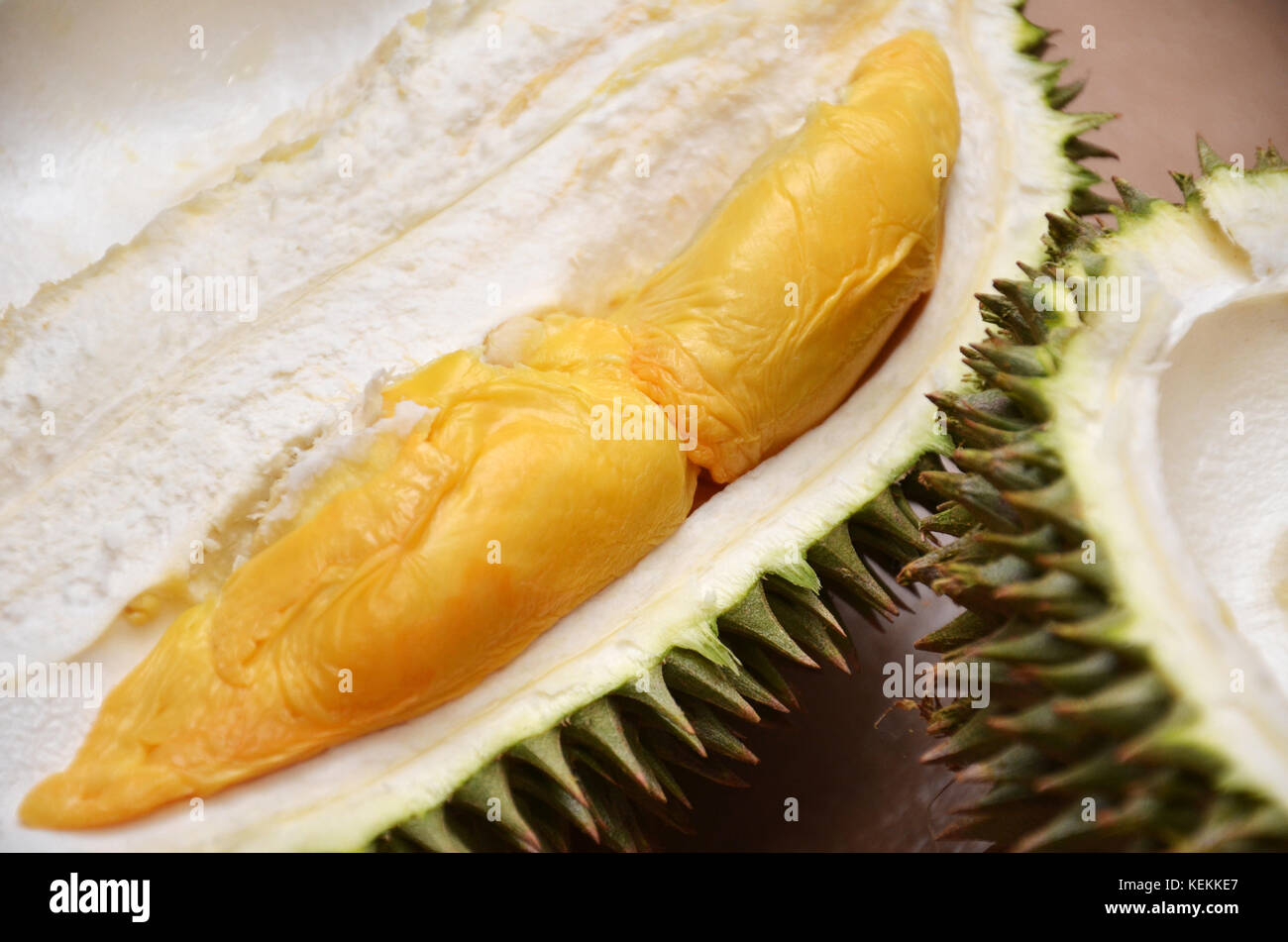 Fresh and ripe Durian, king of fruits Stock Photo - Alamy
