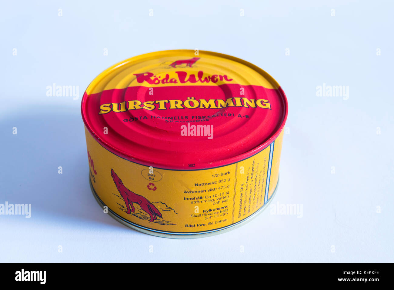 Surstromming Fermented baltic herring a Swedish delicacy Stockholms Lan  Sweden August 2008 Stock Photo - Alamy