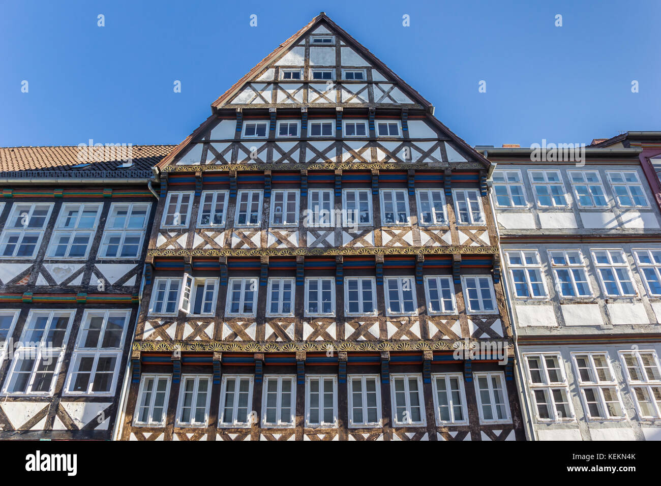 Halftimbered apartment building in the historic center of Hannover