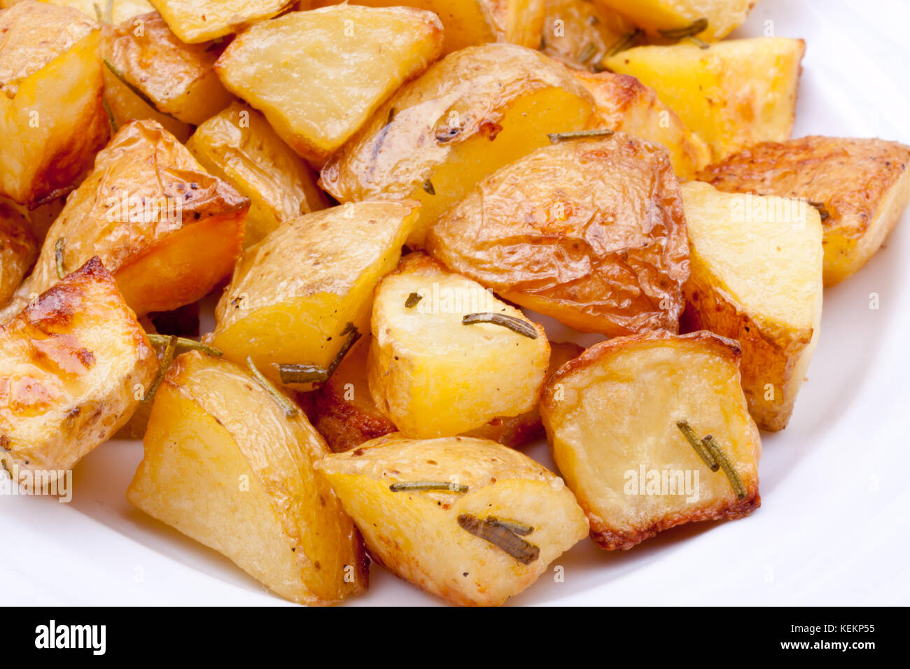 Roasted potato Stock Photo