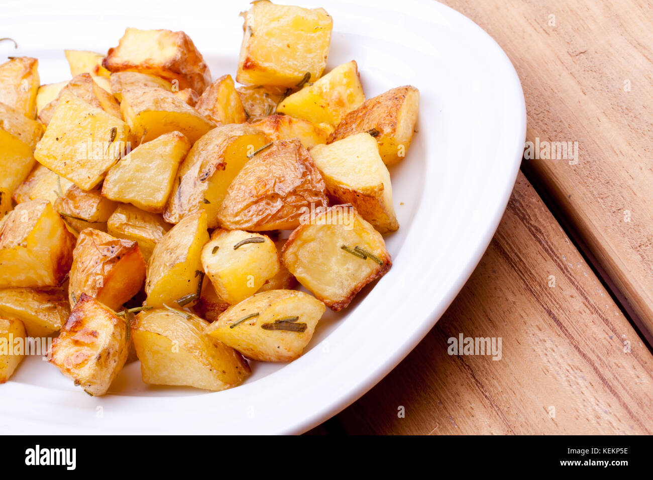 Roasted potato Stock Photo