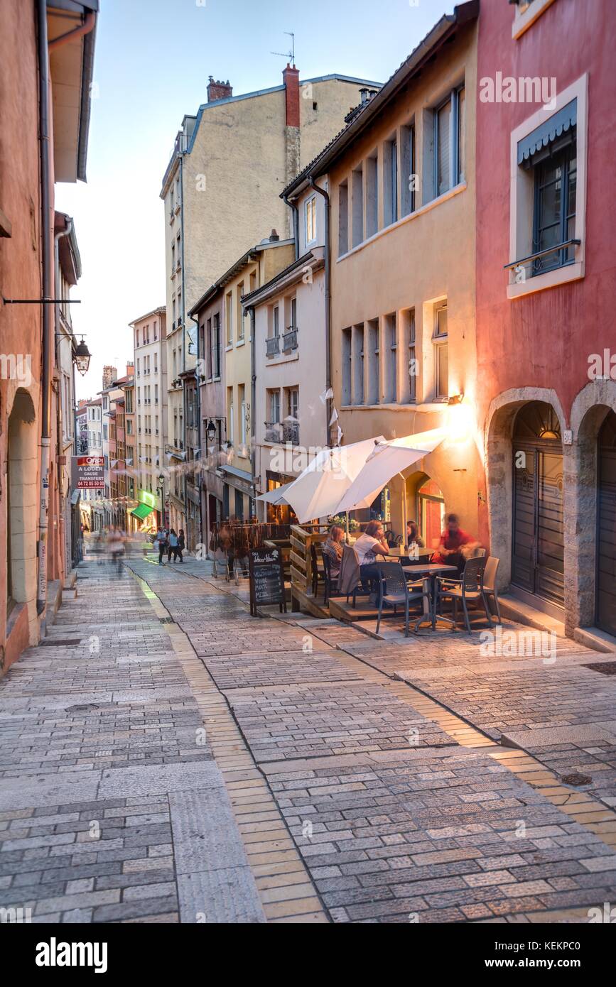 Lyon, 1. Arrondissement, Montee de la Grande Cote Stock Photo Alamy