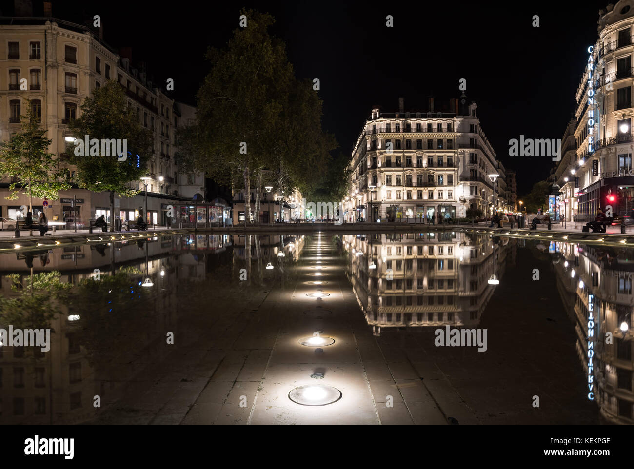 Lyon, Place de la Republique Stock Photo Alamy