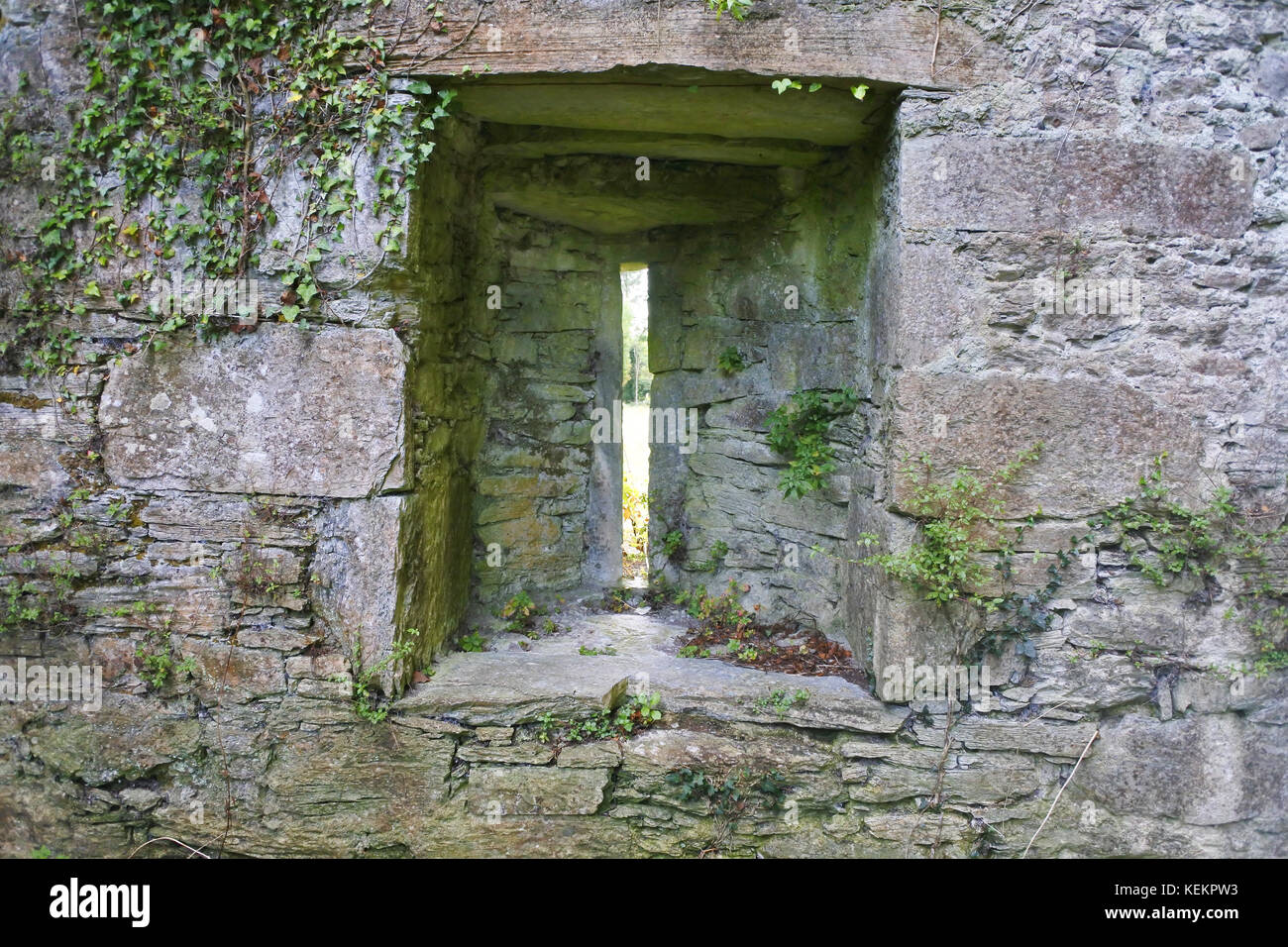 Dunkerron Castle, Kenmare, County Kerry, Ireland - John Gollop Stock Photo