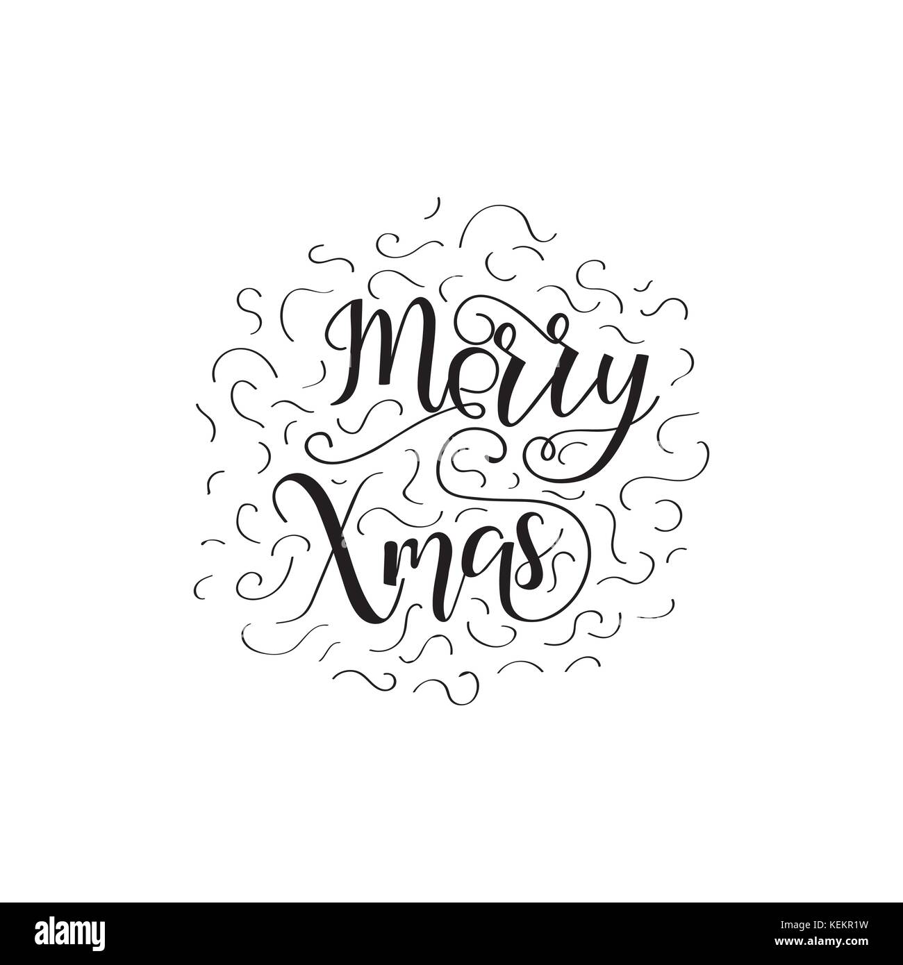 merry xmas christmas holiday vector print black lettering hand written text on white background - Merry Christmas Black And White merry xmas christmas holiday vector print black lettering hand written text on white background - Merry Christmas Black And White