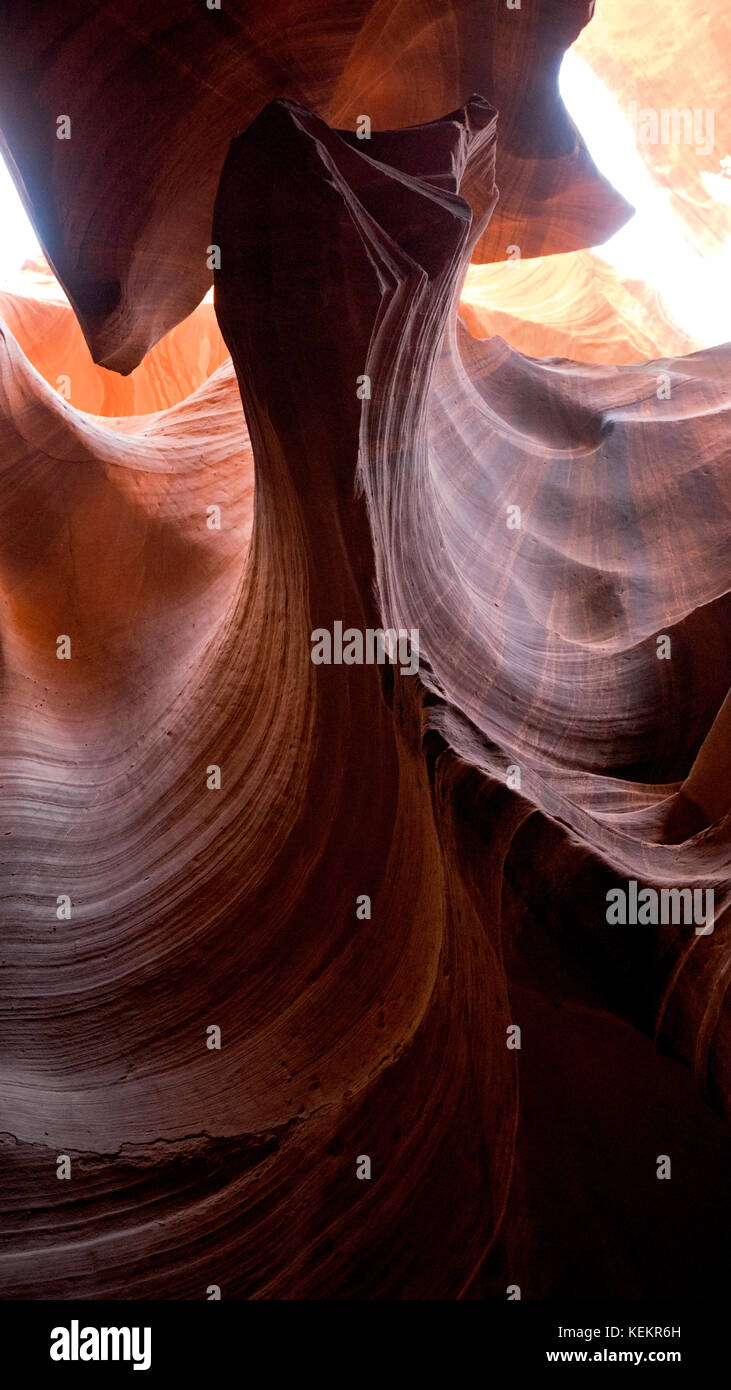 Upper Antelope Canyon is a slot canyon, result of erode…