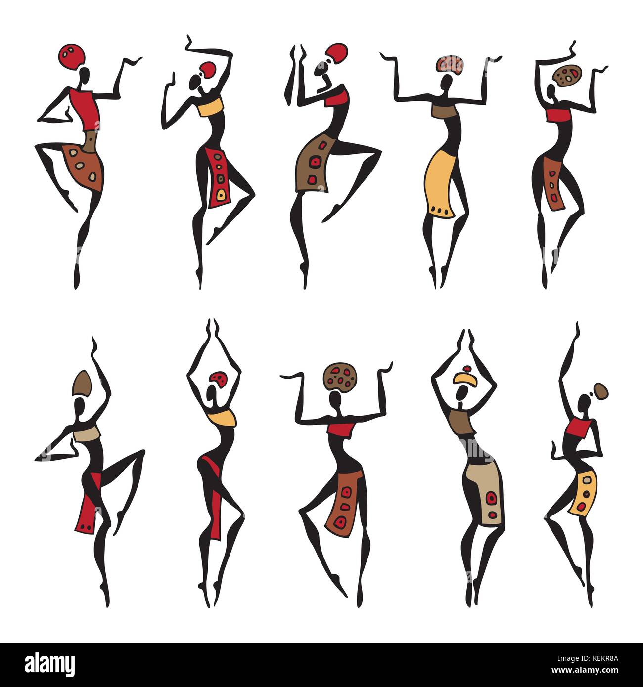 African Beautiful Women Stock Vector Image & Art - Alamy