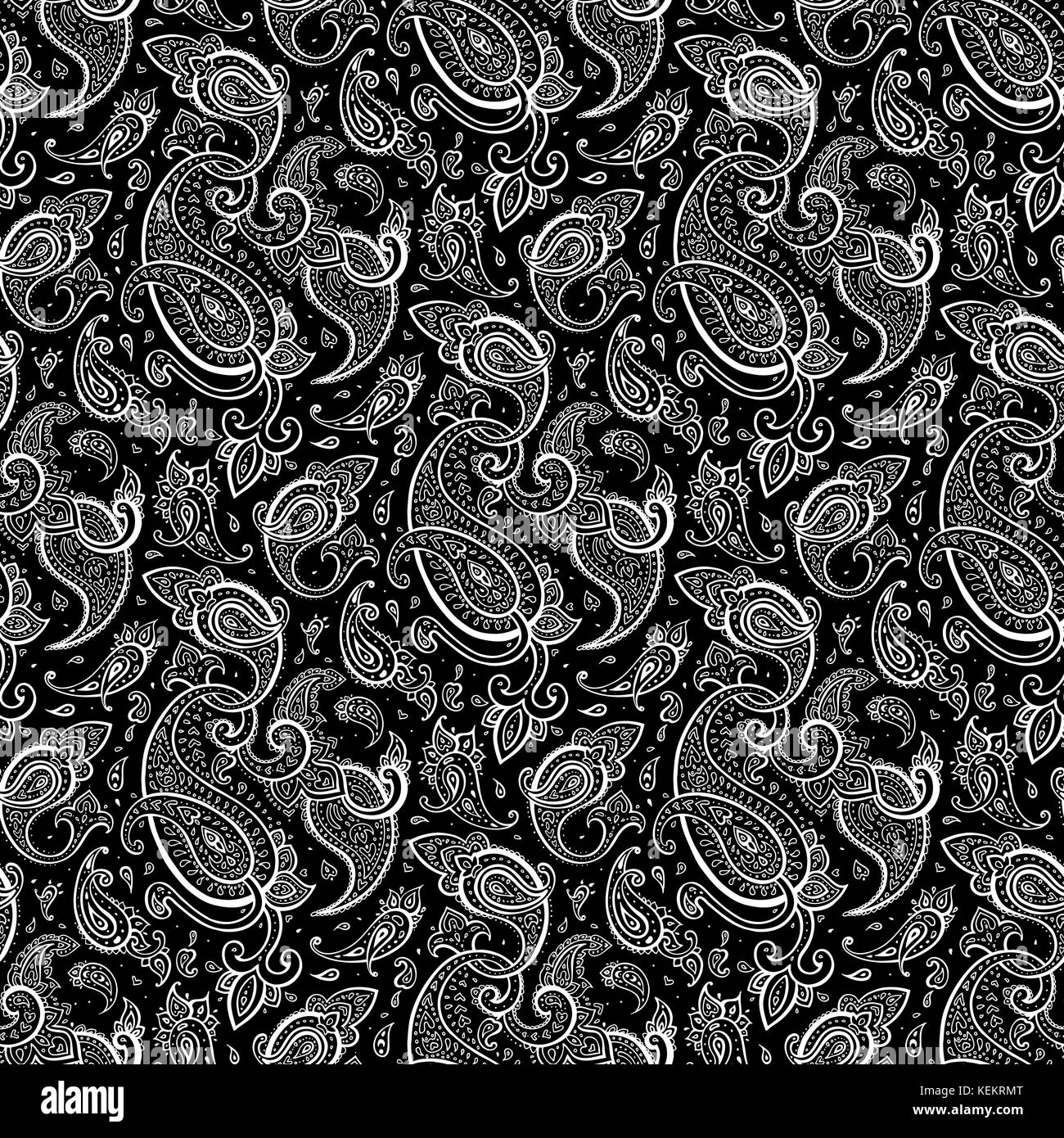 Paisley detail Black and White Stock Photos & Images Alamy