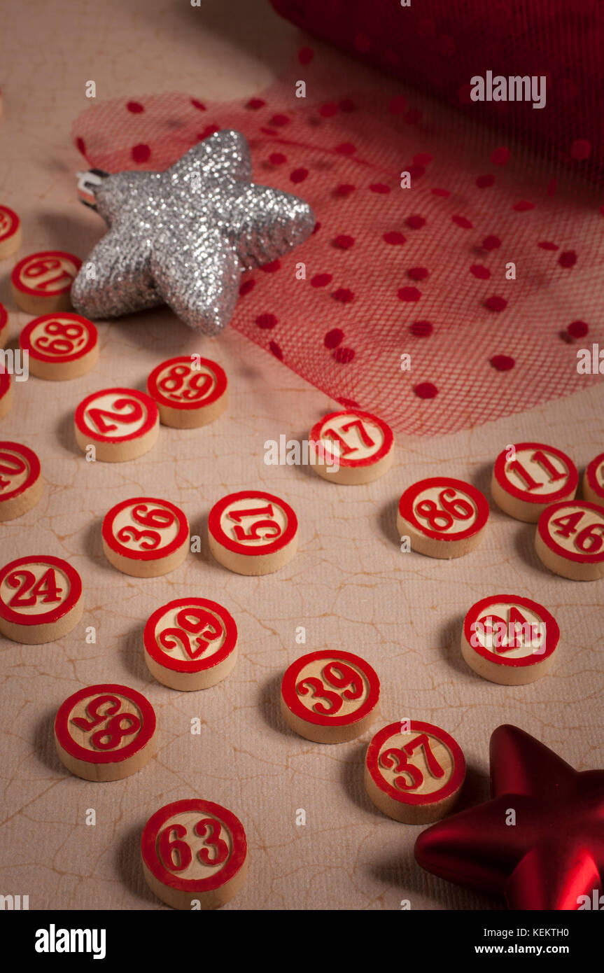 christmas-bingo-numbers-and-decorations-stock-photo-alamy