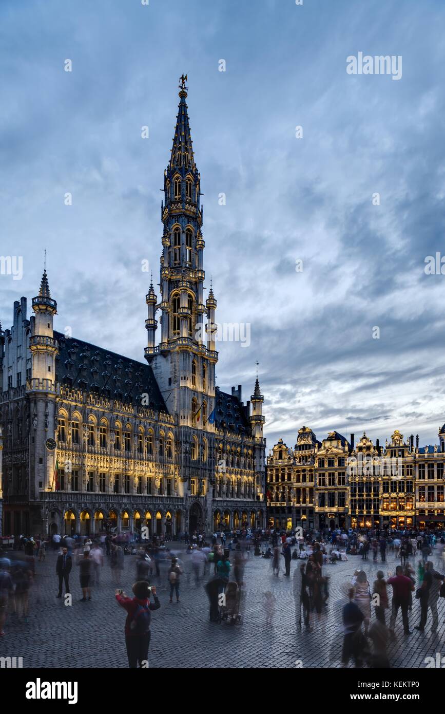Brüssel, Grand Place, Grote Markt, Rathaus Brussels, Grand Place