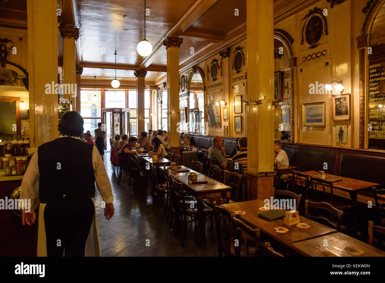 Brüssel, Bierkneipe A La Mort Subite - Brussels, Beer Bar A La Mort