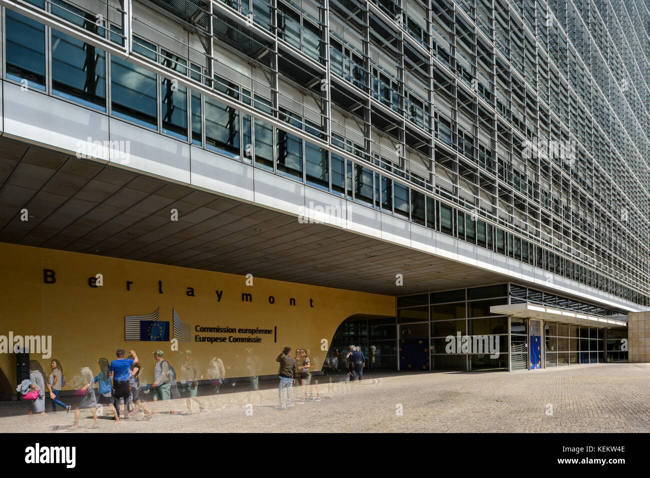 Brüssel, Europaviertel, Europäische Kommission, Berlaymont-Gebäude - Brussels (Bruxelles, Brussel), European Quarter, European Commission, Berlaymont  Stock Photo