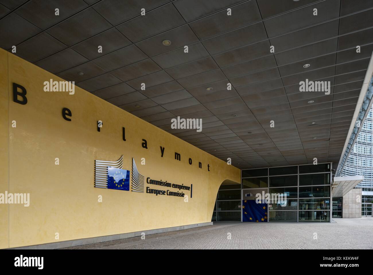 Brüssel, Europaviertel, Europäische Kommission, Berlaymont-Gebäude - Brussels (Bruxelles, Brussel), European Quarter, European Commission, Berlaymont  Stock Photo