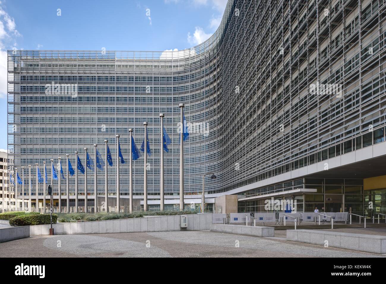 Brüssel, Europaviertel, Europäische Kommission, Berlaymont-Gebäude - Brussels (Bruxelles, Brussel), European Quarter, European Commission, Berlaymont  Stock Photo