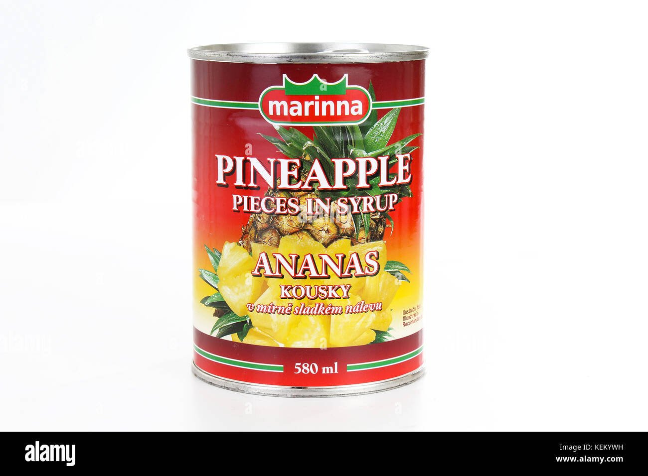 Marinna pineapple can Stock Photo Alamy