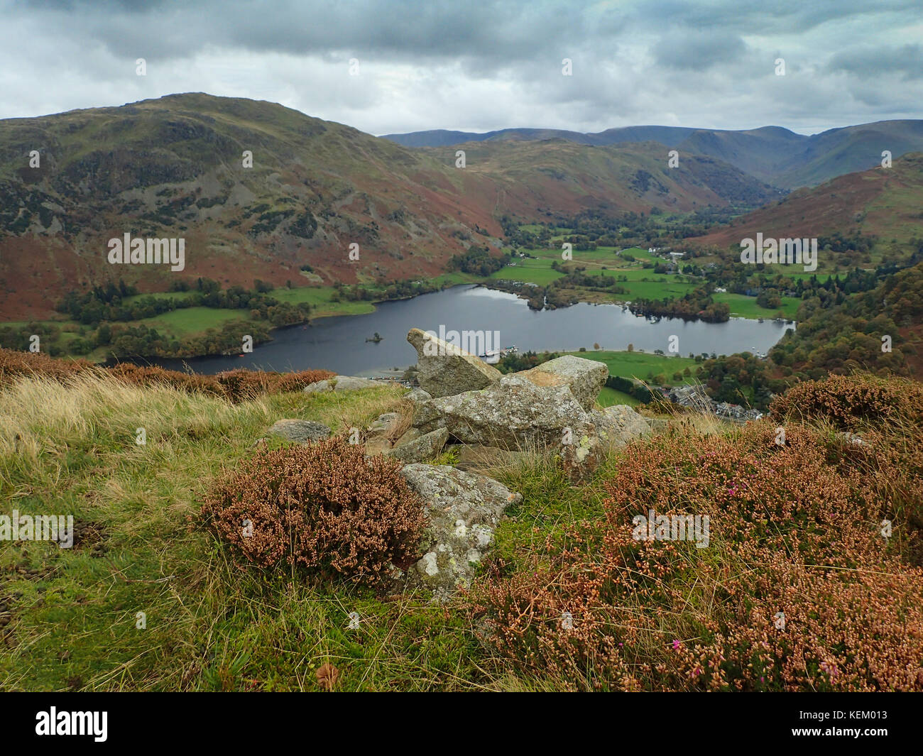 Glenridding Dodd in Patterdale above Ullswater, Lake District National Park, Cumbria, England Stock Photo