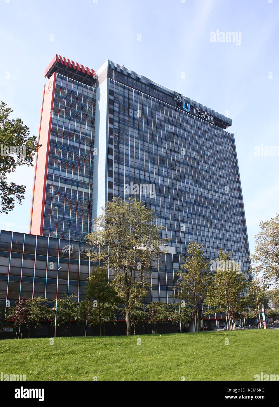 Delft Technical University campus, Netherlands. 90m tall Highrise of